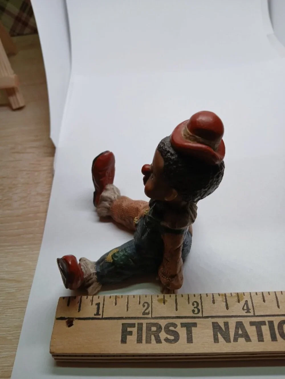 Vintage Sarah's Attic Black Heritage Collection resin clown figurine 